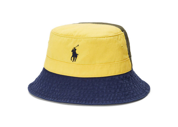Polo Ralph Lauren This Ralph Lauren bucket hat brings pure Polo style to his looks with bold color-blocking and a signature Big Pony 18-20 Boys