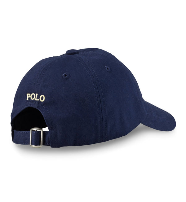 Polo Ralph Lauren Navy Yellow Dad back Strap hat 8-20 Boys