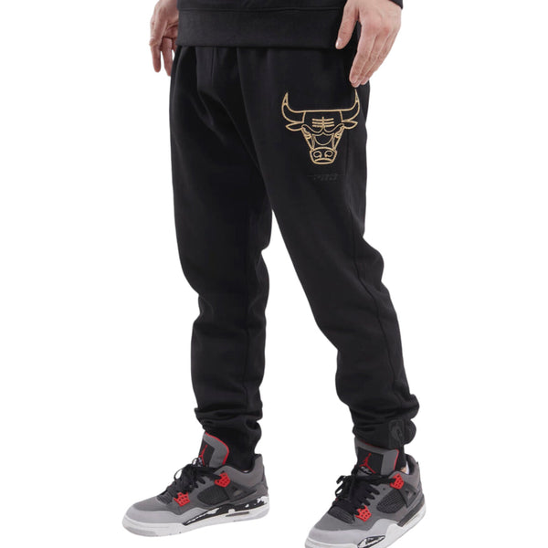 Pro standard Chicago bulls Gold logo sweatpants