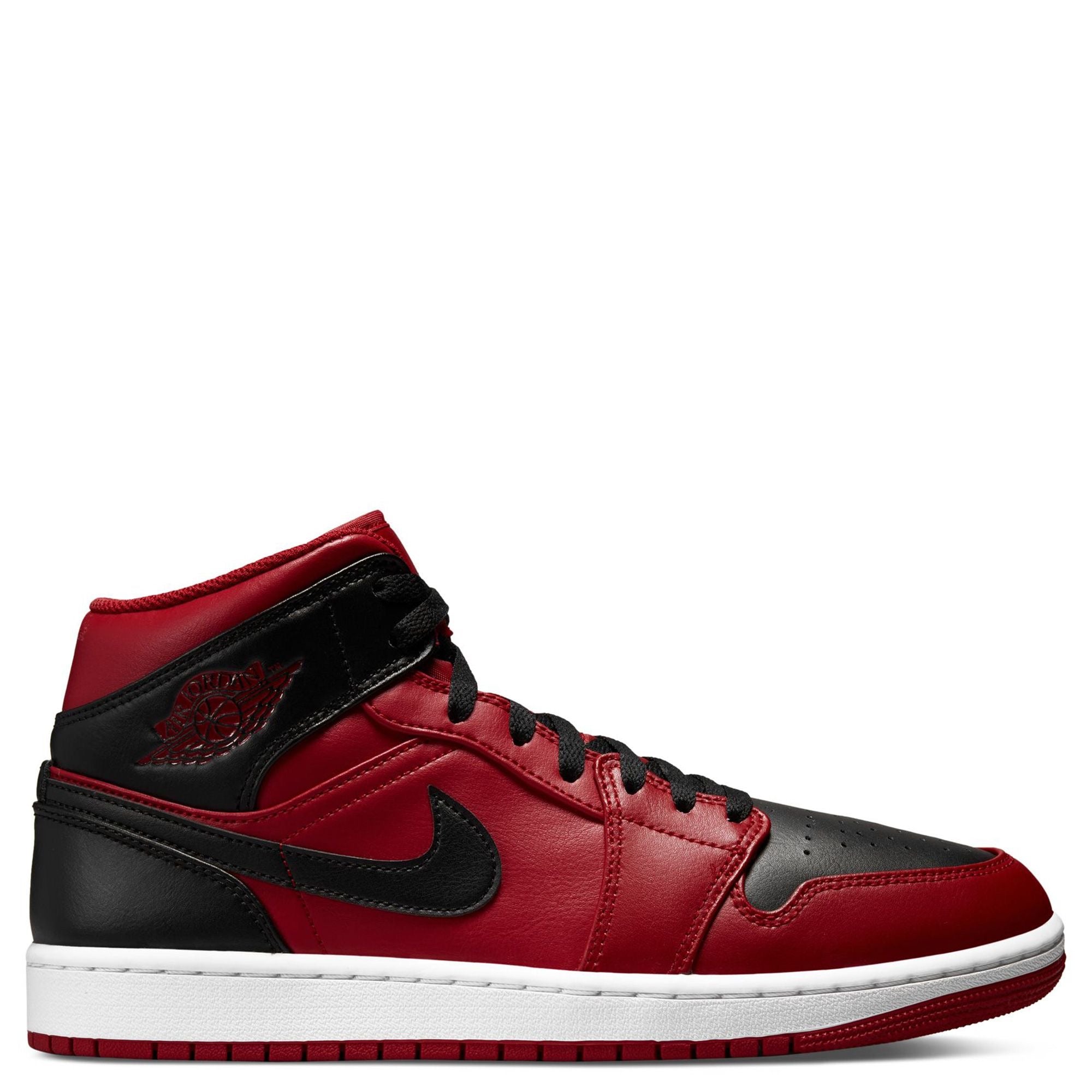 nike air jordan 1 mid red white