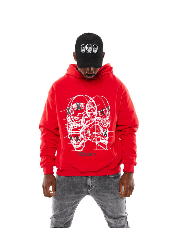 MAXIMO Hoodie  Red