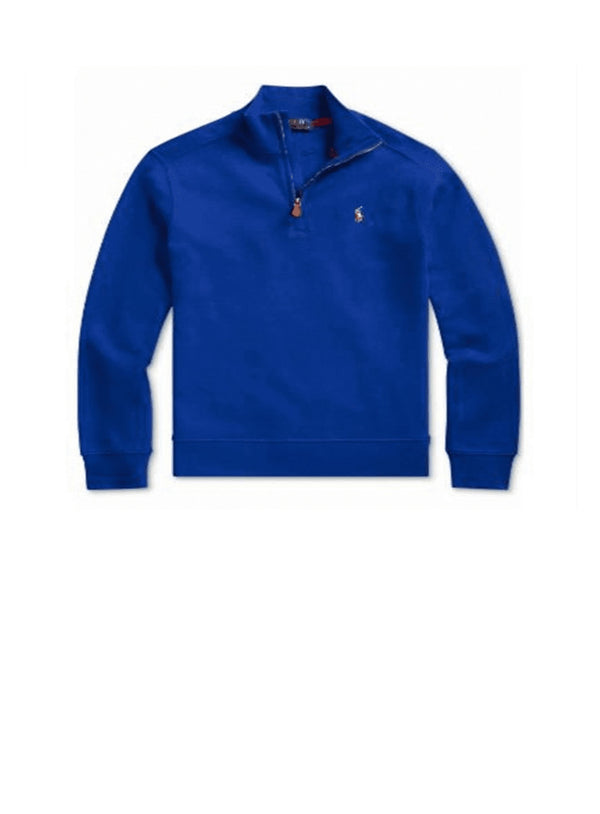 Polo Ralph Lauren Boy's Pullover Sweaters Half Zip Blue
