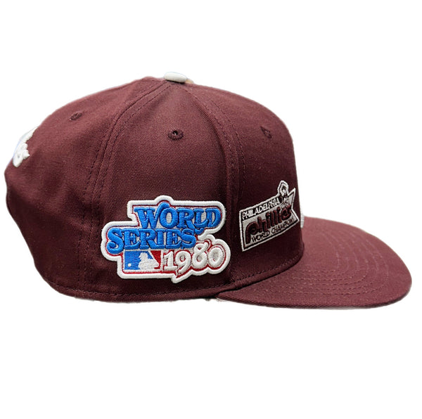 Pro Standard Phillies Wolrd series Champion 1980 Maroon Snap Back back Hat