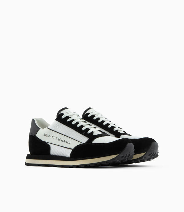 Armani exchange Logo lettering leather sneakers