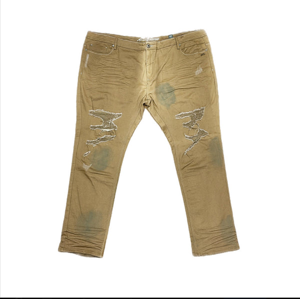 ATIZIANO Steve Driftwood Khaki Pants
