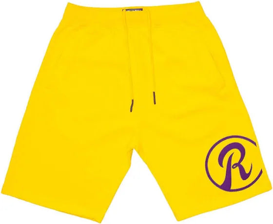 Runtz Sessions Knit Gold Yellow/Purple Men's Shorts