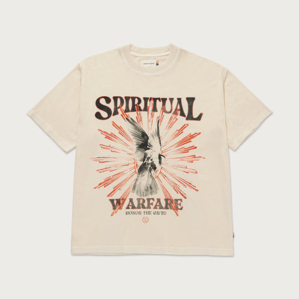 Honor the gift Spiritual Conflict T-Shirt - Bone