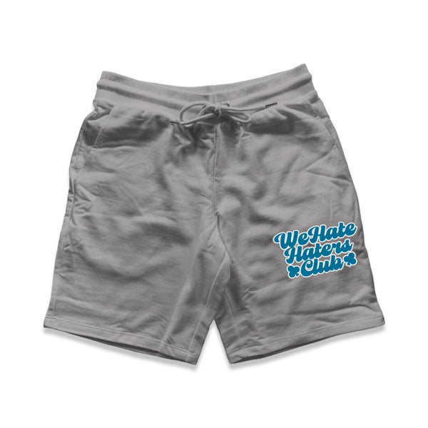 We Hate Haters Club Standard Cotton Shorts (White/Military Blue/Grey)