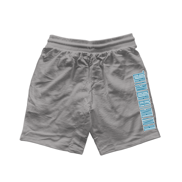 We Hate Haters Club Standard Cotton Shorts (White/Military Blue/Grey)