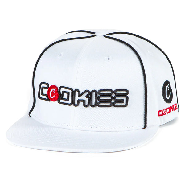 Cookies Formula 1 Snapback Hat (White)