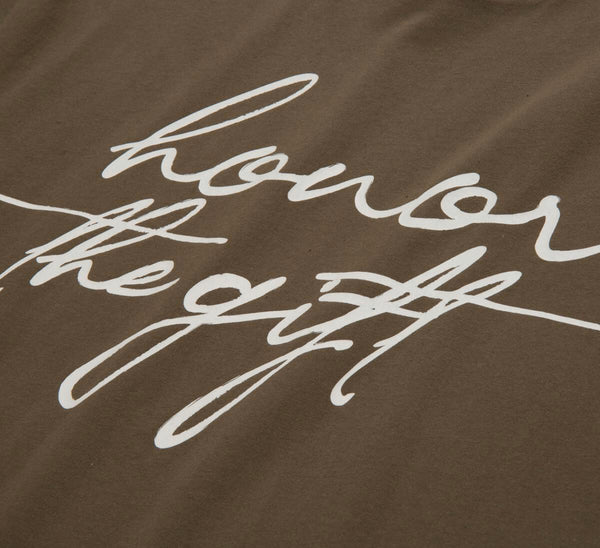 Honor the gift SCRIPT SS TEE