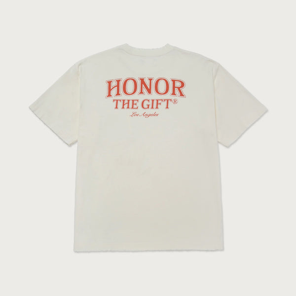 HONOR THE GIFT Floral Pocket T-Shirt - Bone
