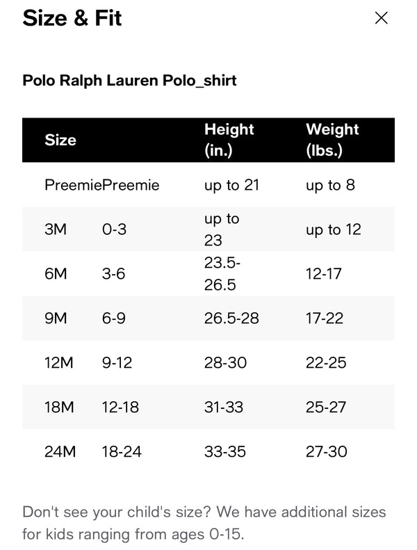 Polo Ralph Lauren Boys Big Pony Cotton Mesh Polo Shirt