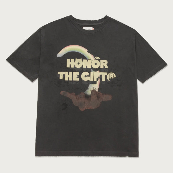 Honor the gift Palms T-Shirt - Black