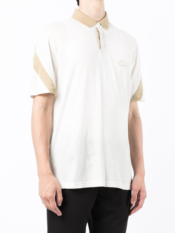 Armani Exchange contrast-collar polo shirt