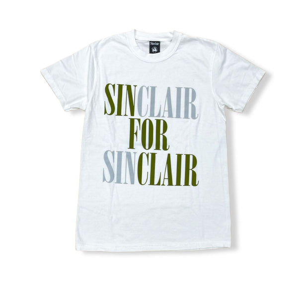 Sinclair white T-shirt