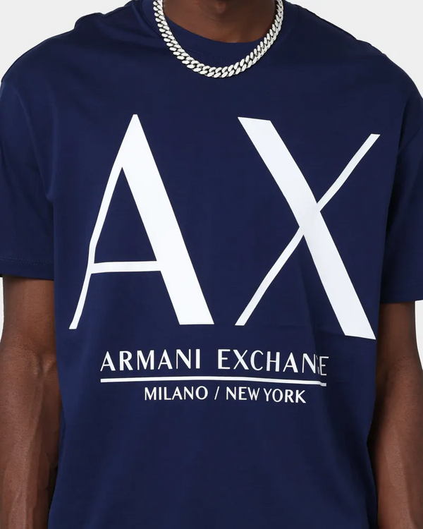 Armani Exchange Blue White T-Shirts