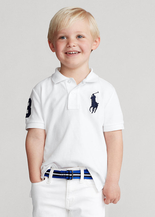 Polo Ralph Lauren Boys -Kids Big Pony Cotton Mesh Polo Shirt