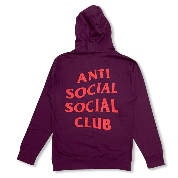 ANTI SOCIAL SOCIAL CLUB LOST FEELIES MAROON HOODIE