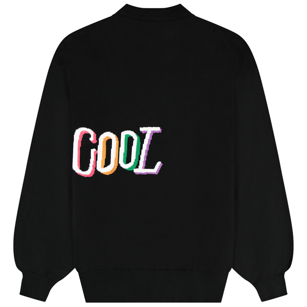 Staycoolnyc Tribal Wrap Knit Sweater (Black)