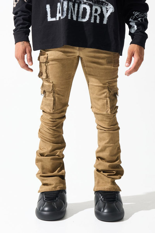 SERENEDE 'Cinnamon'' Cargo Stacked Jeans