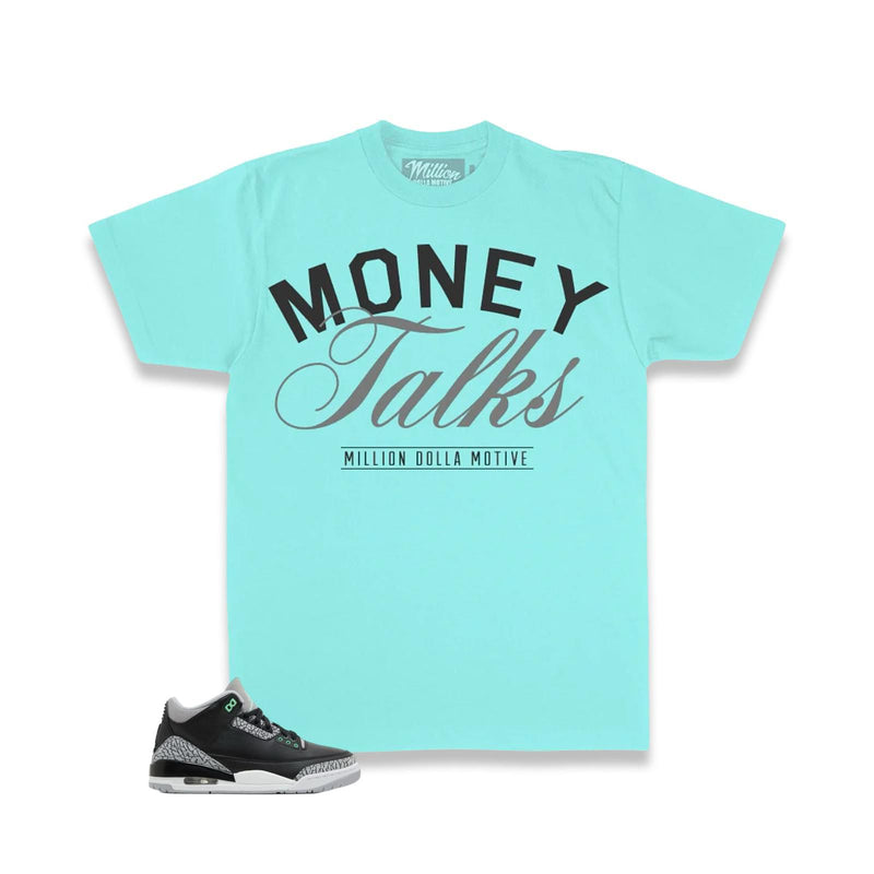 MONEY TALKS - ISLAND GREEN T-SHIRT