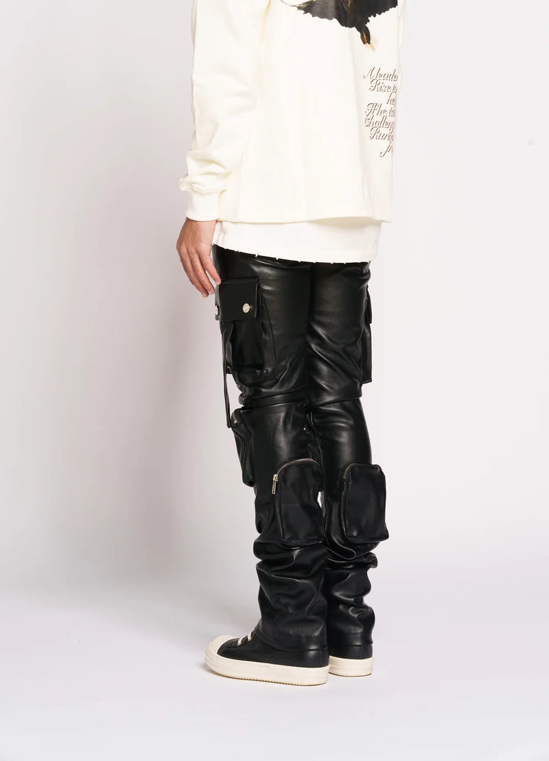 Pheelings NEVER LOOK BACK" CARGO FLARE STACK LEATHER