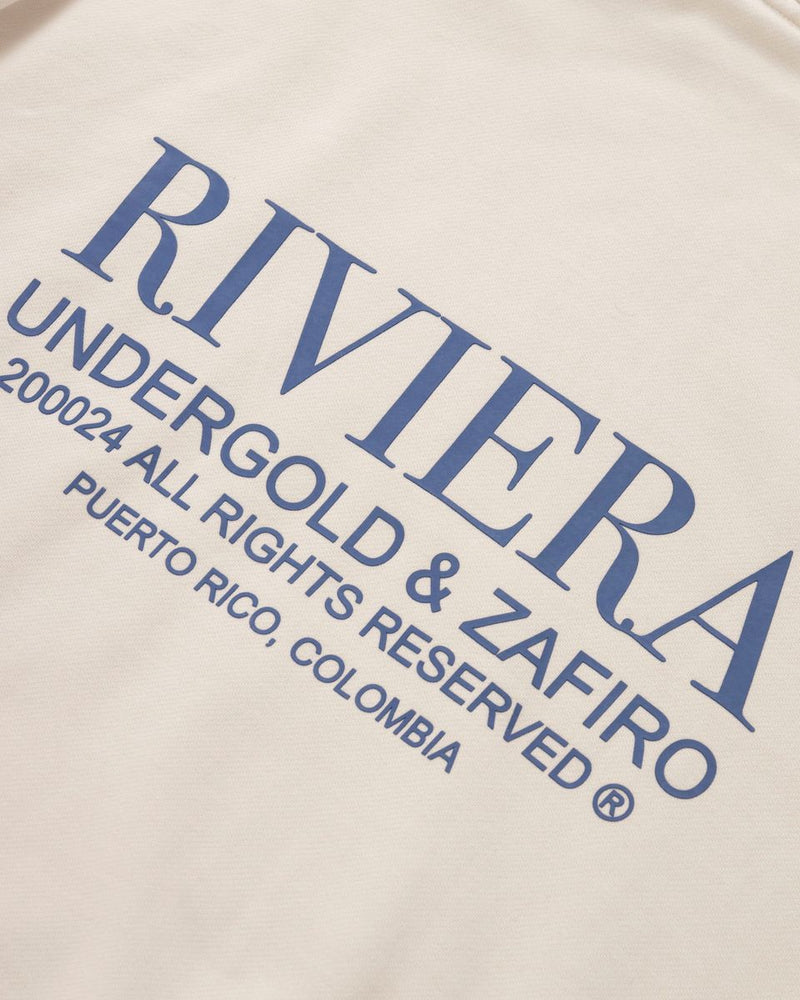 Undergold Riviera Trophie Hoodie Cream (11887)