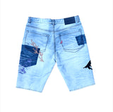 Staple pigeon Multi color Denim Jeans shorts