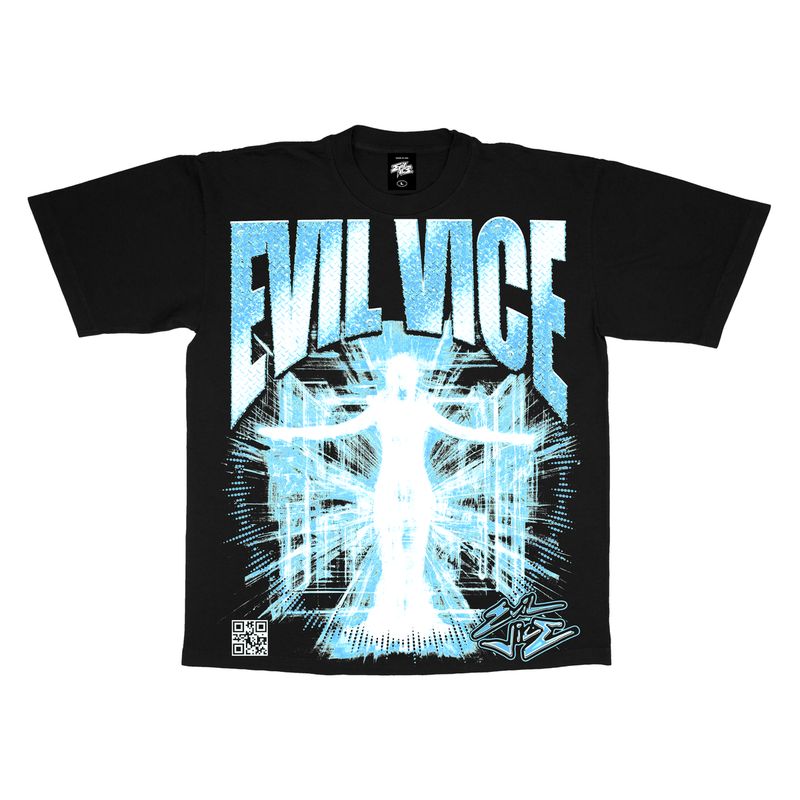 evil vice trip black T-shirt