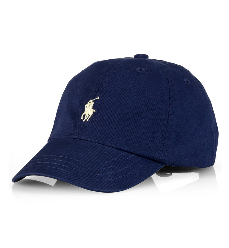 Polo Ralph Lauren Navy Yellow Dad back Strap hat 8-20 Boys