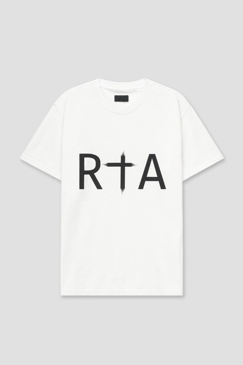 RTA LIAM TEE | WHITE FRONT LOGO