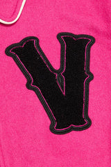 Valabasas "wild bunch fuchsia wild Bunch Letterman Jacket