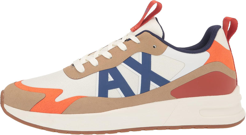 Armani Exchange Wood Cream Sneaker