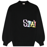 Staycoolnyc Tribal Wrap Knit Sweater (Black)