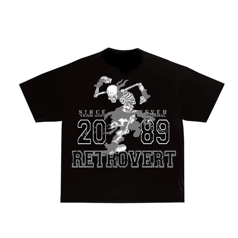 RETROVERT UNIVERSITY SKELETON BLACK