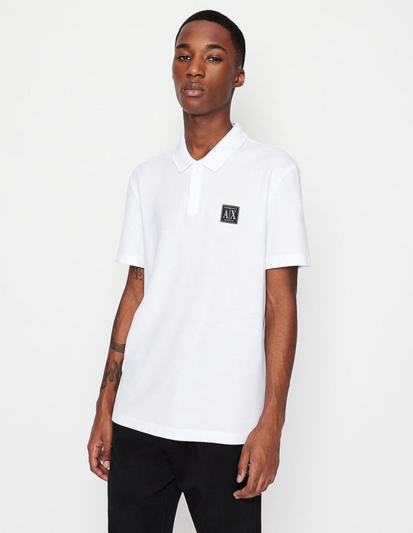 Armani Exchange white Polo Shirt