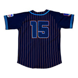 HEADGEAR CLASSICS MIAMI GIANTS PINSTRIPE BASEBALL JERSEY  HGNL023-BAJ-10