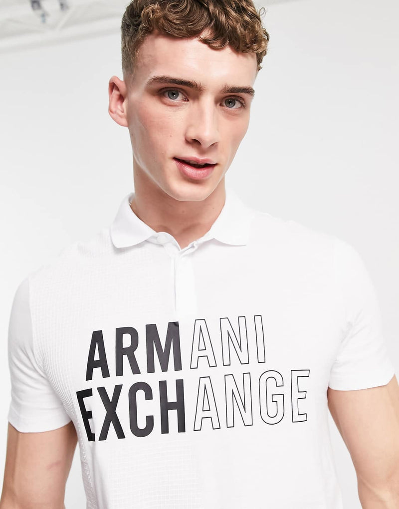 Armani Exchange Polo shirt White