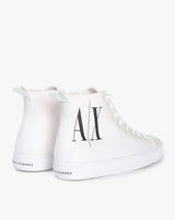 Armani Exchange High top white Icon Logo