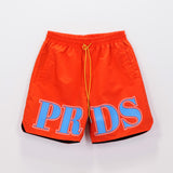 Paradise lost Varsity Nylon Shorts Amber