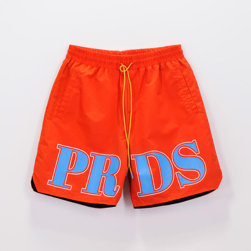 Paradise lost Varsity Nylon Shorts Amber