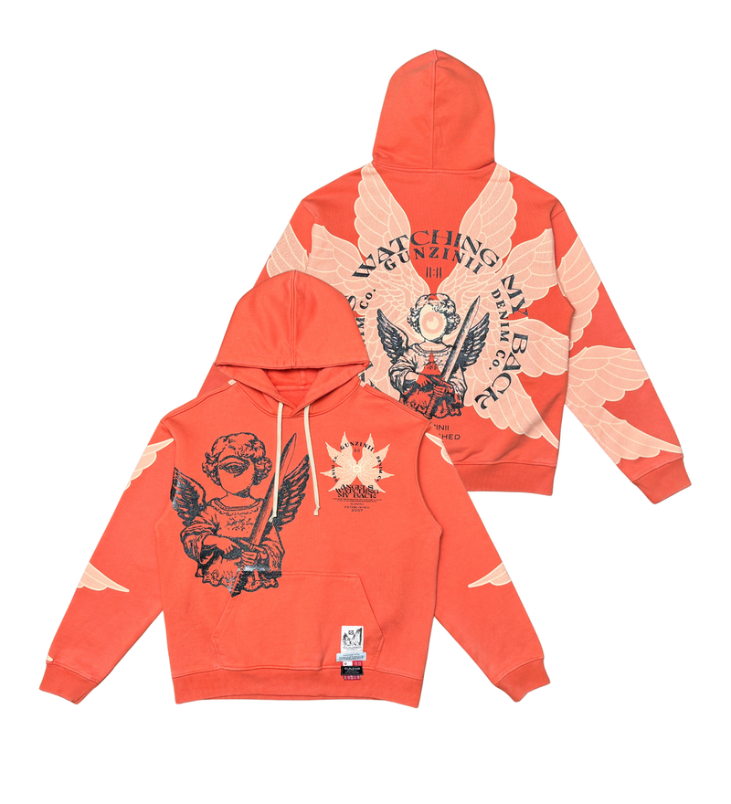 Gunzinii ZINII ANGEL HOODIE (GZ512 ORANGE)