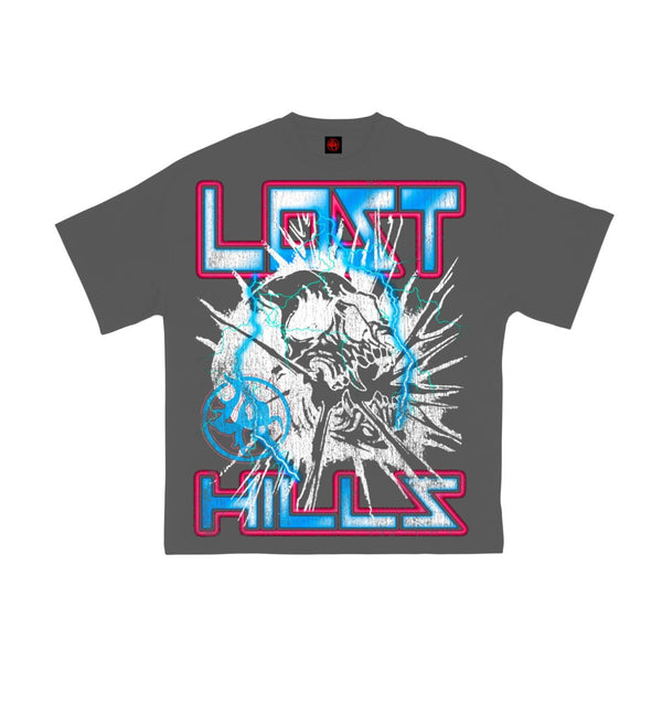 LOST HILLS MIND CONTROL TEE GRAY