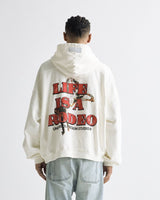 Undergold Rodeo "Life is a Rodeo" Zip Up Hoodie White