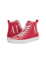 ARMANI EXCHANGE Men's Icon Logo High Top Fabric Sneaker