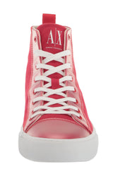 ARMANI EXCHANGE Men's Icon Logo High Top Fabric Sneaker