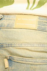 PHEELINGS

"SURVIVED" SKINNY DENIM (MEDIUM BLUE/GREEN)