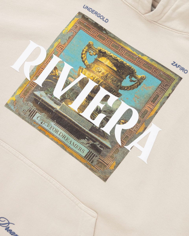 Undergold Riviera Trophie Hoodie Cream (11887)