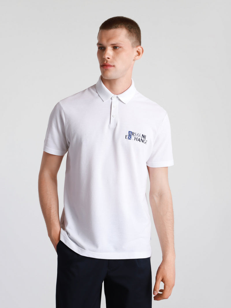 Armani Exchange polo white